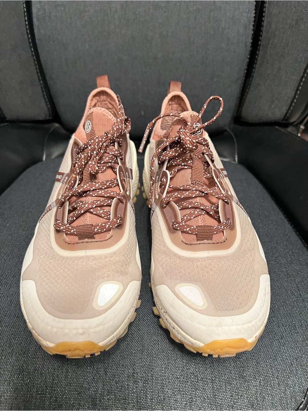 Cole Haan Women's Brown and Cream Trail Sneakers